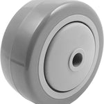 Set of 4 Polyurethane Casters with Center Bearing and Top Plate - Up to 330 lbs Each Capacity