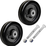 6"x2" Phenolic Wheel Casters with Rolling Bearing & Steel Bushing - Pack of 2, Total Capacity 2400 lbs