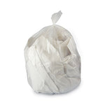 GEN High Density Can Liners, 33 gal, 13 microns, 33" x 39", Natural, 25 Bags/Roll, 10 Rolls/Carton