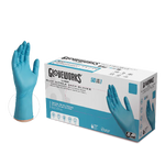 Gloveworks® Exam Blue Nitrile Gloves (Case of 500) - Extended 12" Cuff