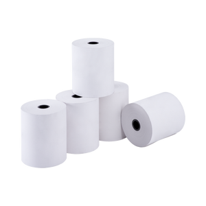 3 1/8" x 230' Thermal Paper Rolls - White - 50 Count (Case of 50 Rolls)